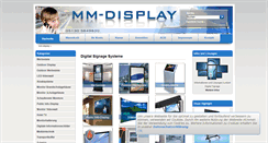 Desktop Screenshot of mm-display.de